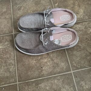 Hey Dude Women's Sparkle Loafers - Silver